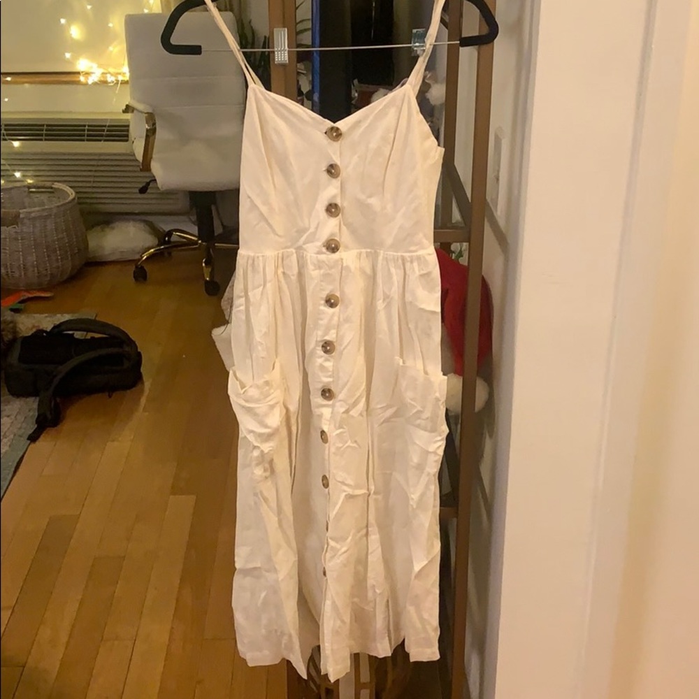 Midi-length prairie style dress